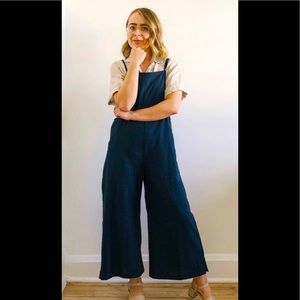 Curator SF Traveler Overalls xl navy blue CA made